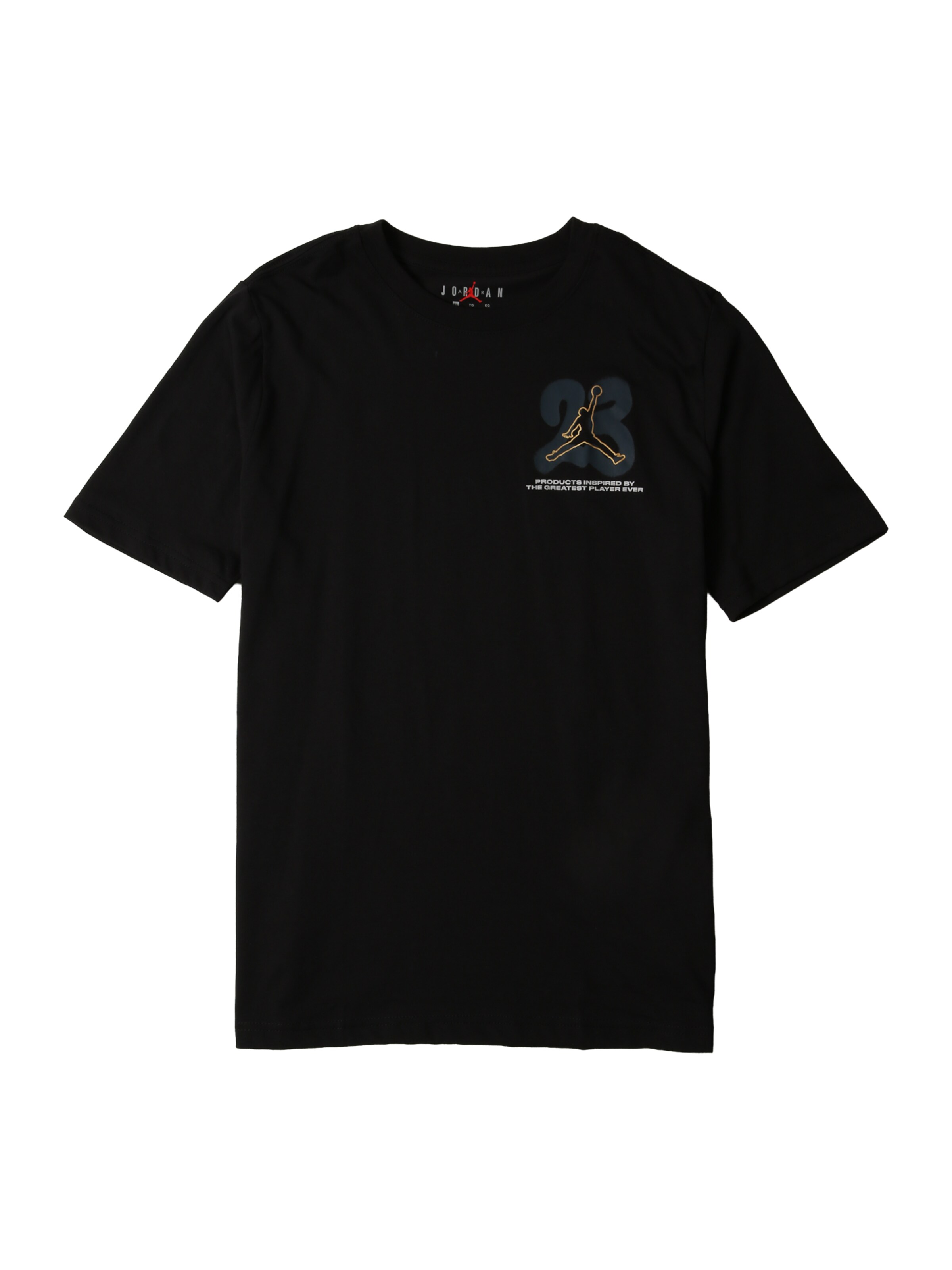 Jordan Tričko '23 THROW UP' – černá: přední strana