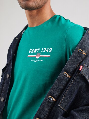 GANT Футболка в Зеленый