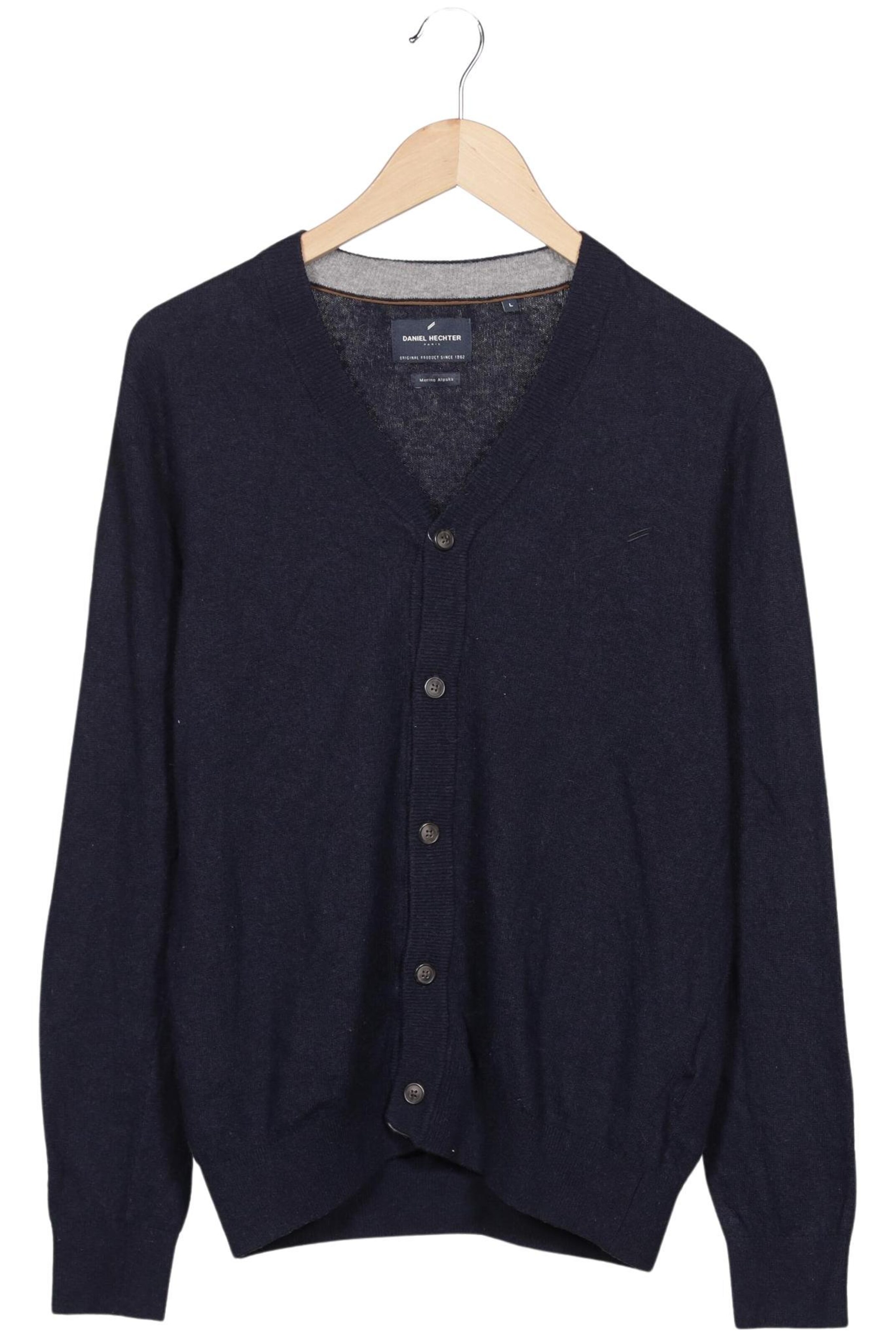 HECHTER PARIS Sweater & Cardigan in L in Blue: front
