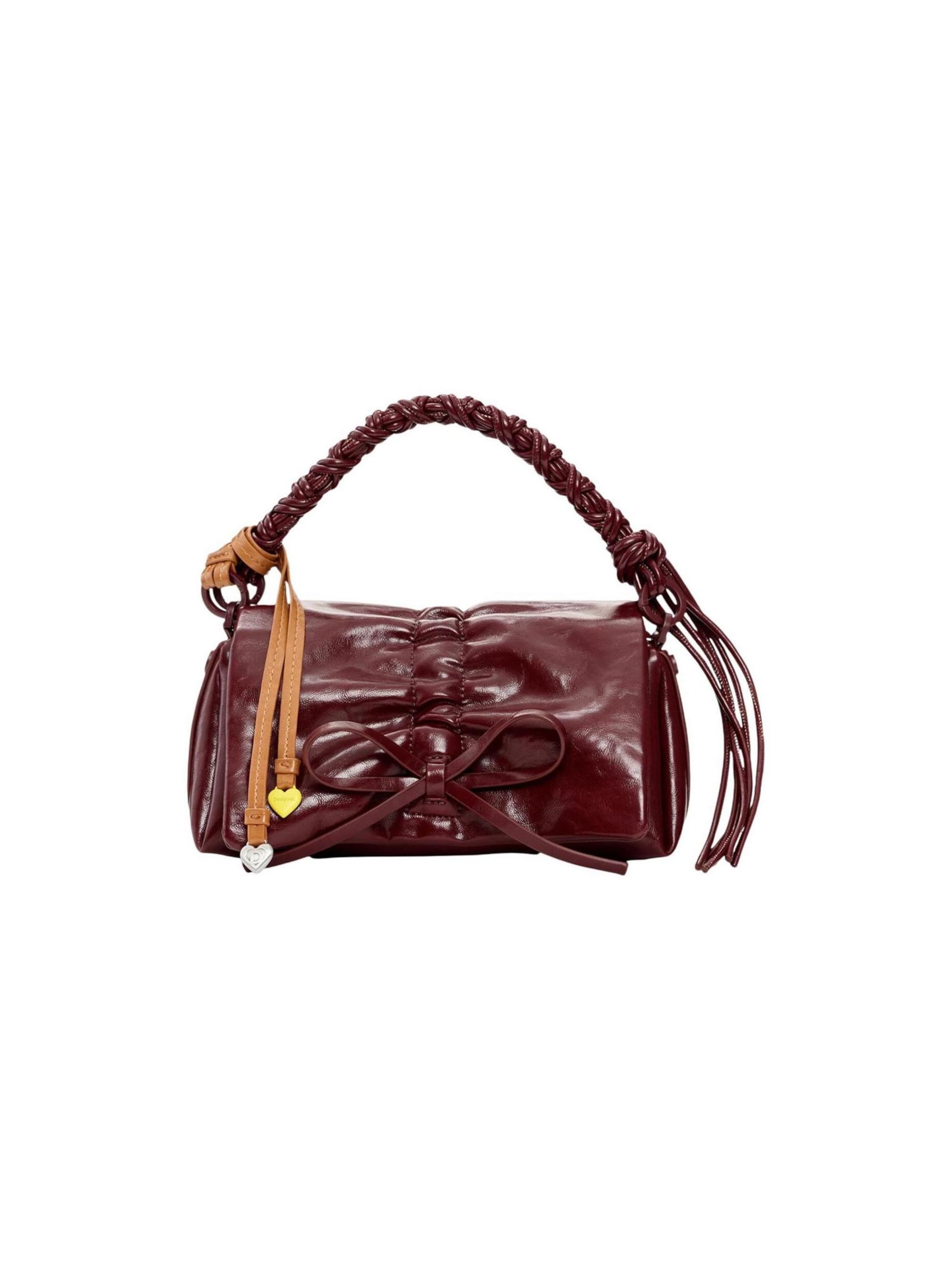 Desigual - Mala de ombro 'BAG_RODIO NARON MINI FL 26SAXP91' em vermelho: frente