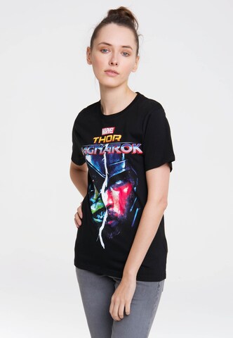 LOGOSHIRT Shirt 'Marvel Comics' in Gemengde kleuren: voorkant