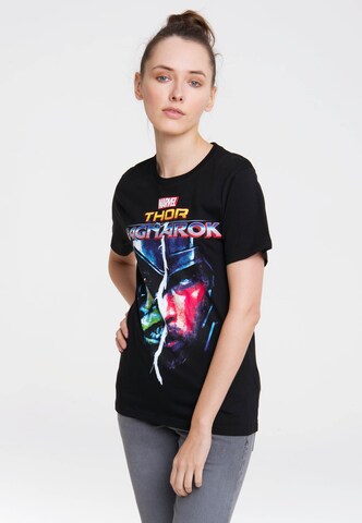 LOGOSHIRT T-Shirt 'Marvel Comics' in Mischfarben: predná strana