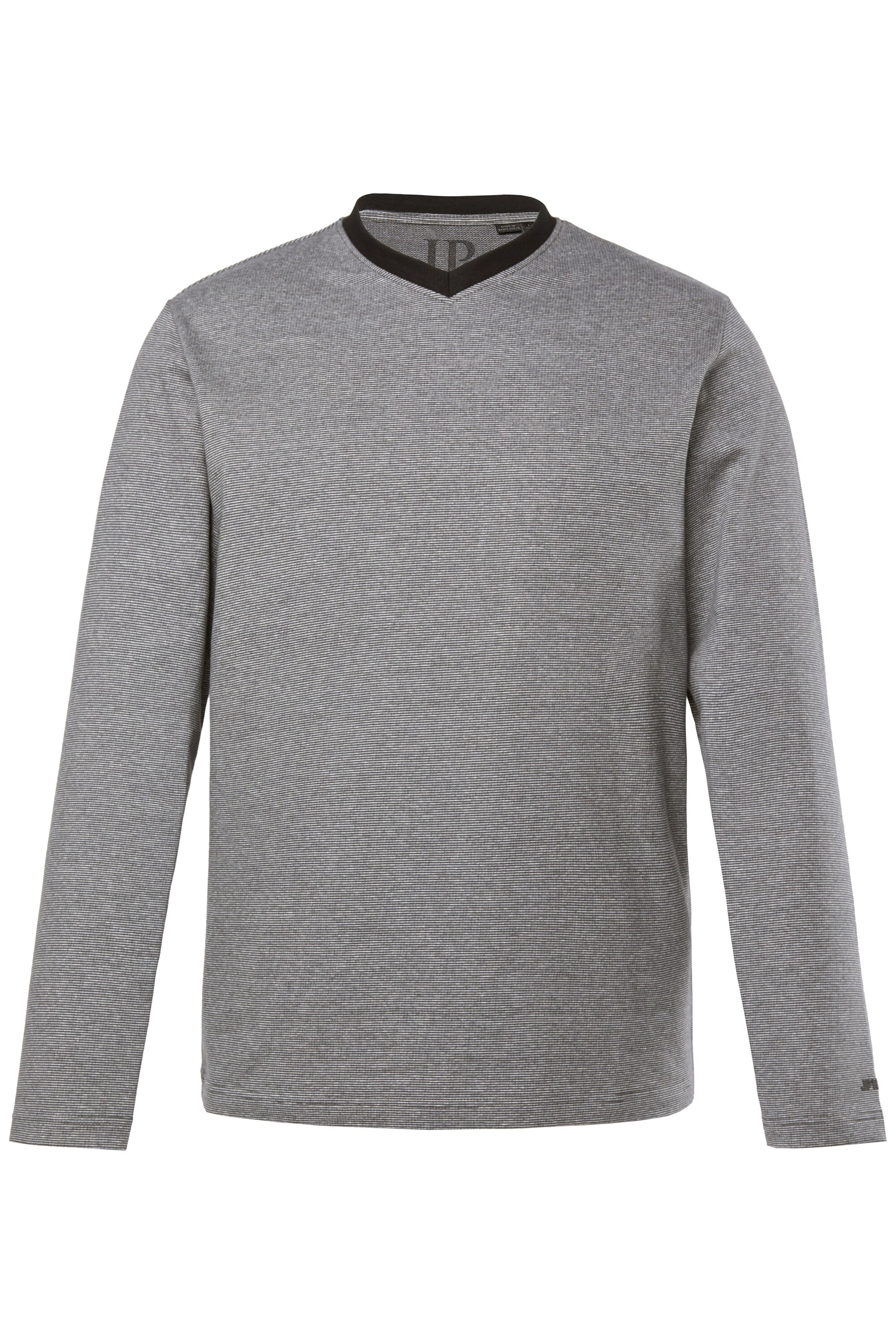 JP1880 Pyjama lang in Schwarz: Vorderseite