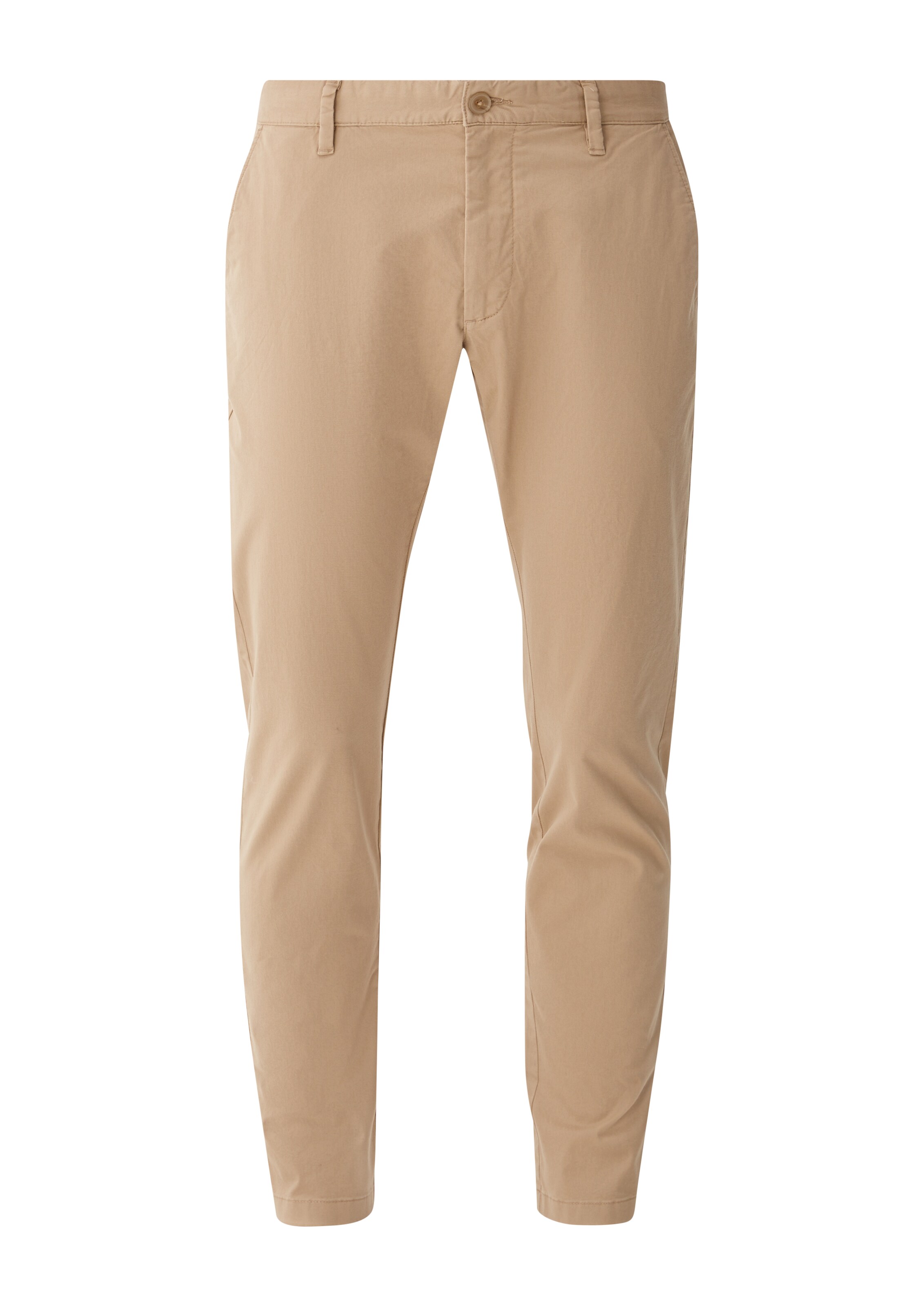 s.Oliver Chino trousers 'Austin' in Brown: front