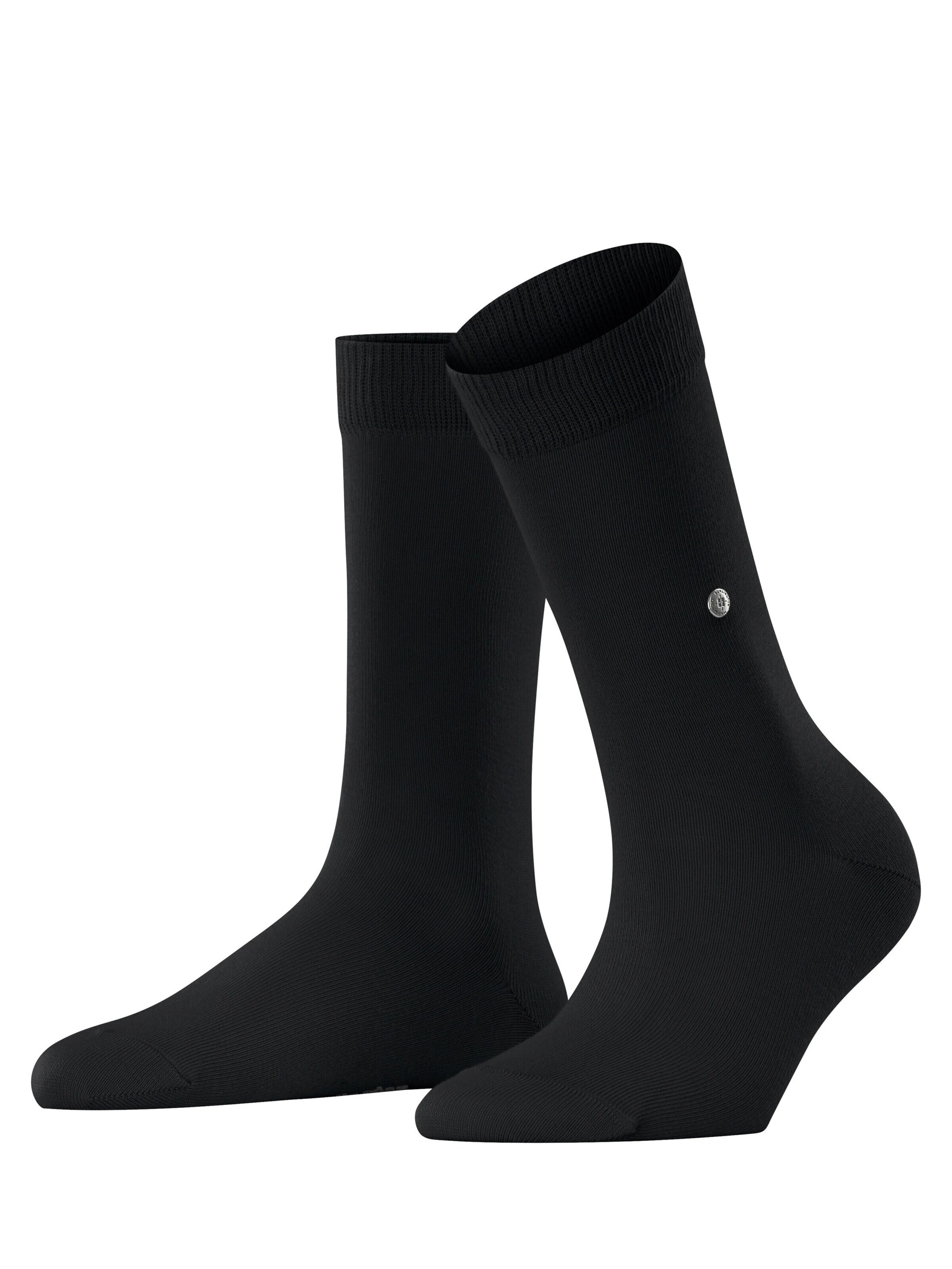 BURLINGTON Socken 'Lady'‌‌‌‌‌‌‌ in Schwarz: Vorderseite