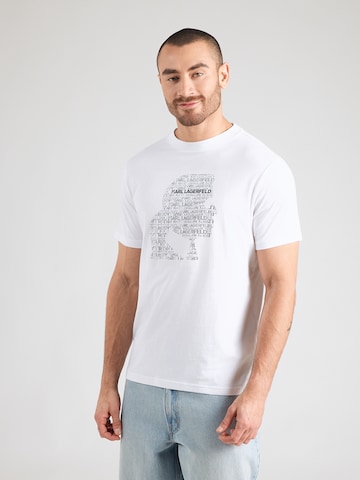 Karl Lagerfeld Majica | bela barva: sprednja stran