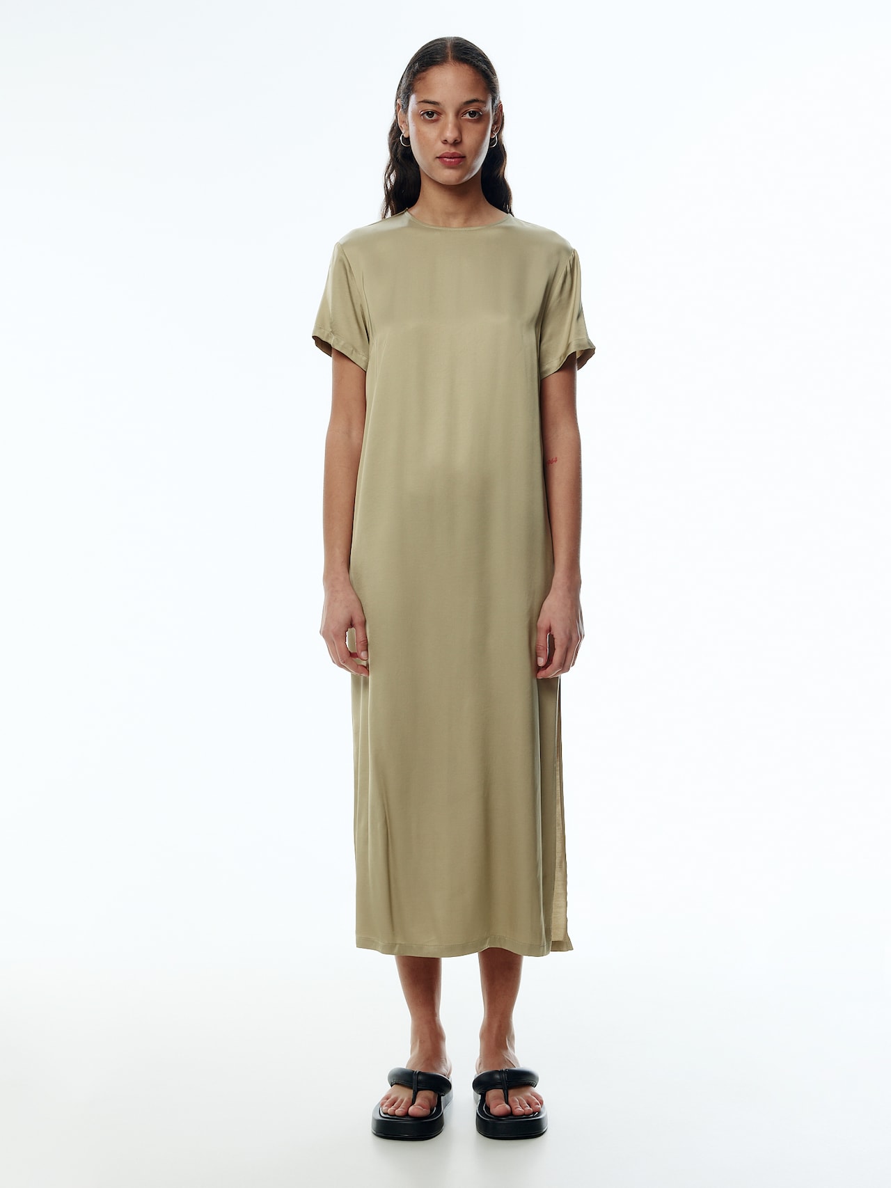 EDITED Producten Jurk 'Polly' Groen