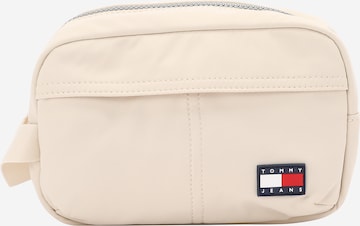 Tommy Jeans Laundry Bag in Beige: front