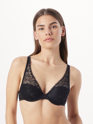 Chantelle Triangle Bra in Black: front