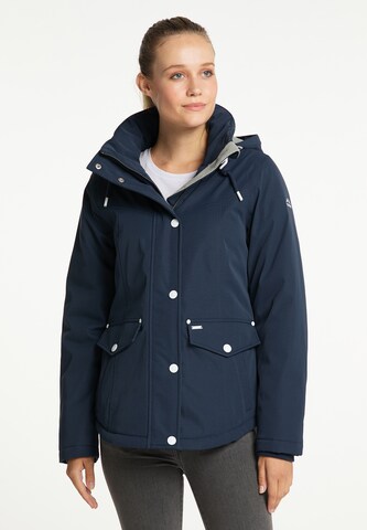 ICEBOUND Winter Jacket in Blue: front