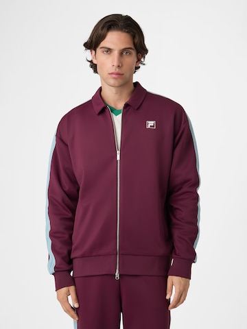 FILA Кофта на молнии 'Como' в Красный: спереди