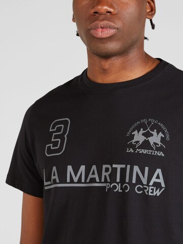 La Martina Majica | črna barva