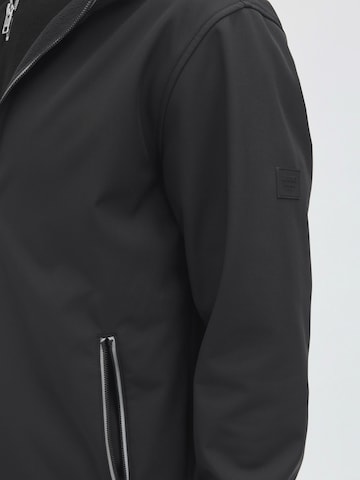 Veste mi-saison 'JREBWOOD' JJ Rebel en noir