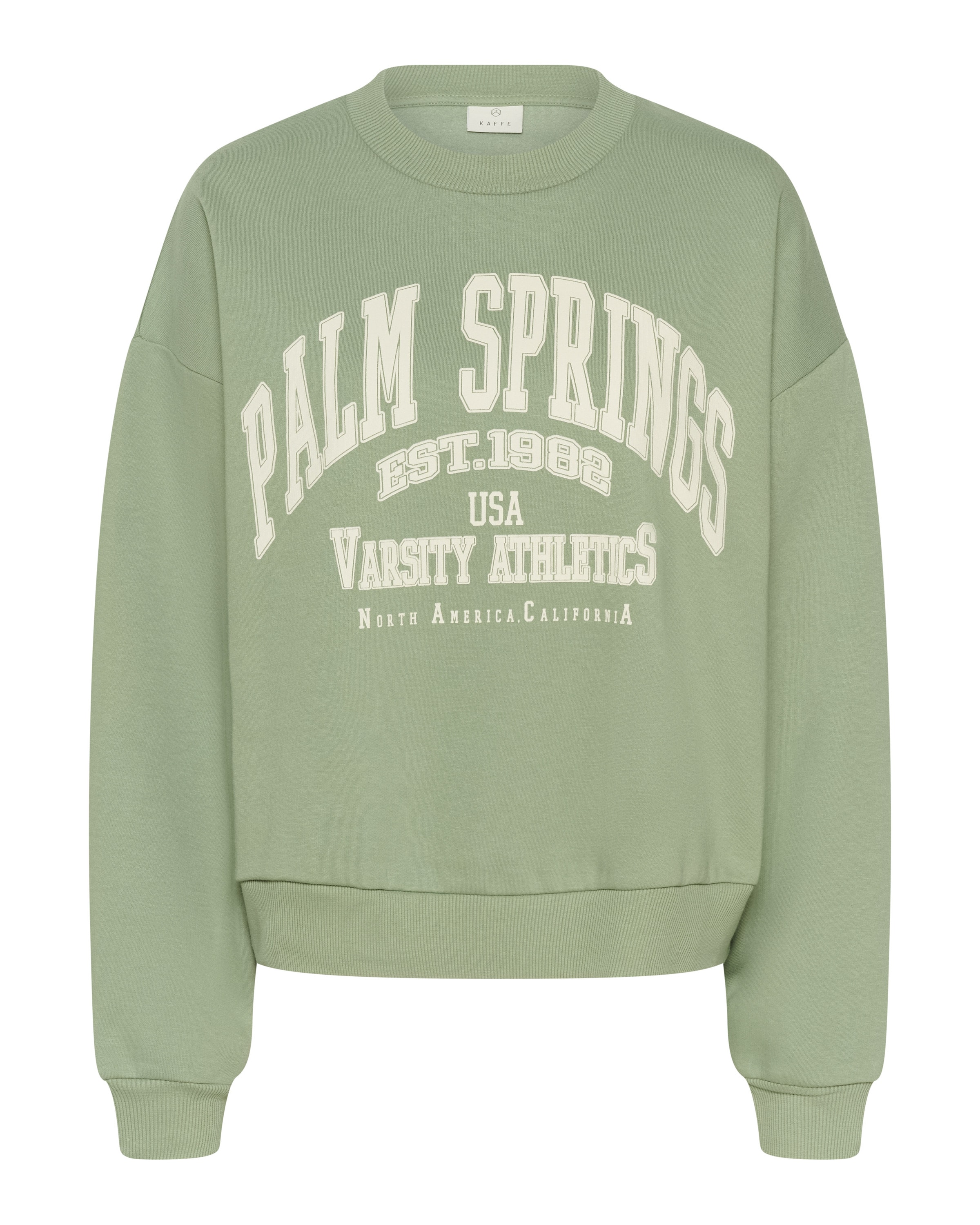 Kaffe Свитшот 'Sussi' в Зеленый: спереди