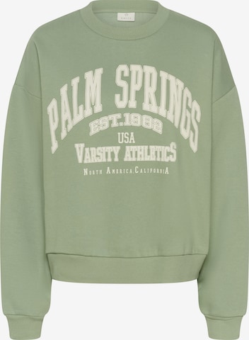 Kaffe Sweatshirt 'Sussi' in Green: front