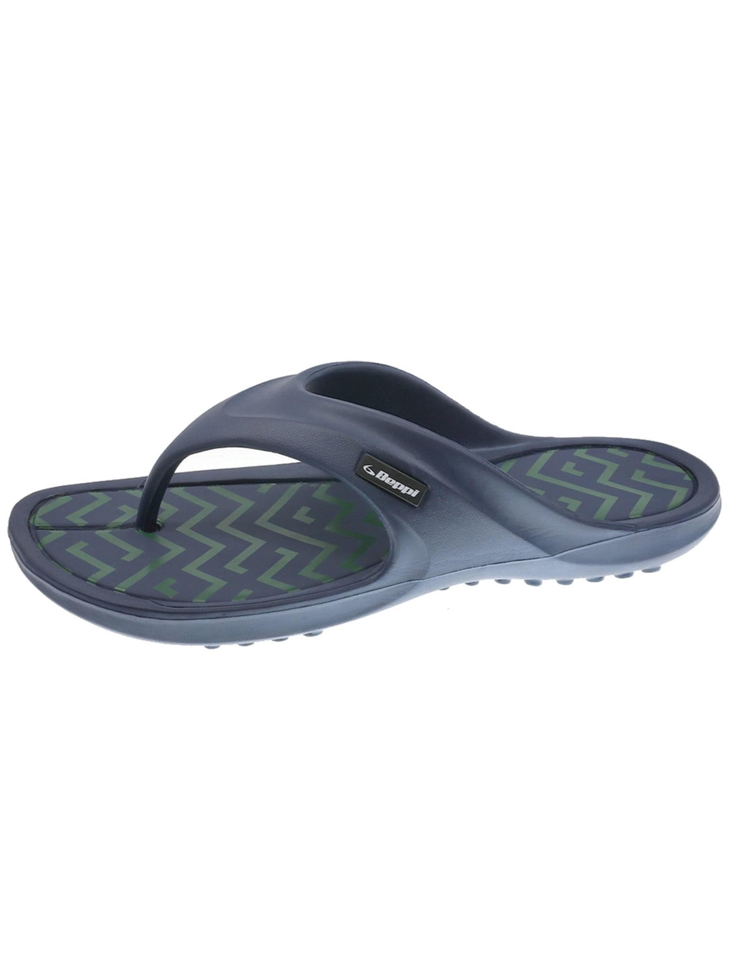Claquettes / Tongs 'Thong Slipper' Beppi en bleu : devant