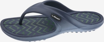 Beppi Strand-/Badeschuh 'Thong Slipper' in Blau: Vorderseite