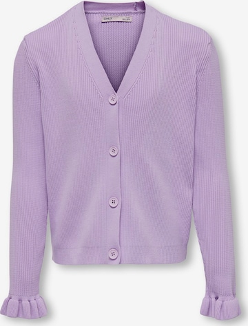 KIDS ONLY Knit Cardigan in Purple: front