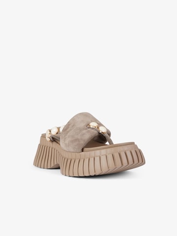 EXE Sandaal in Beige: voorkant