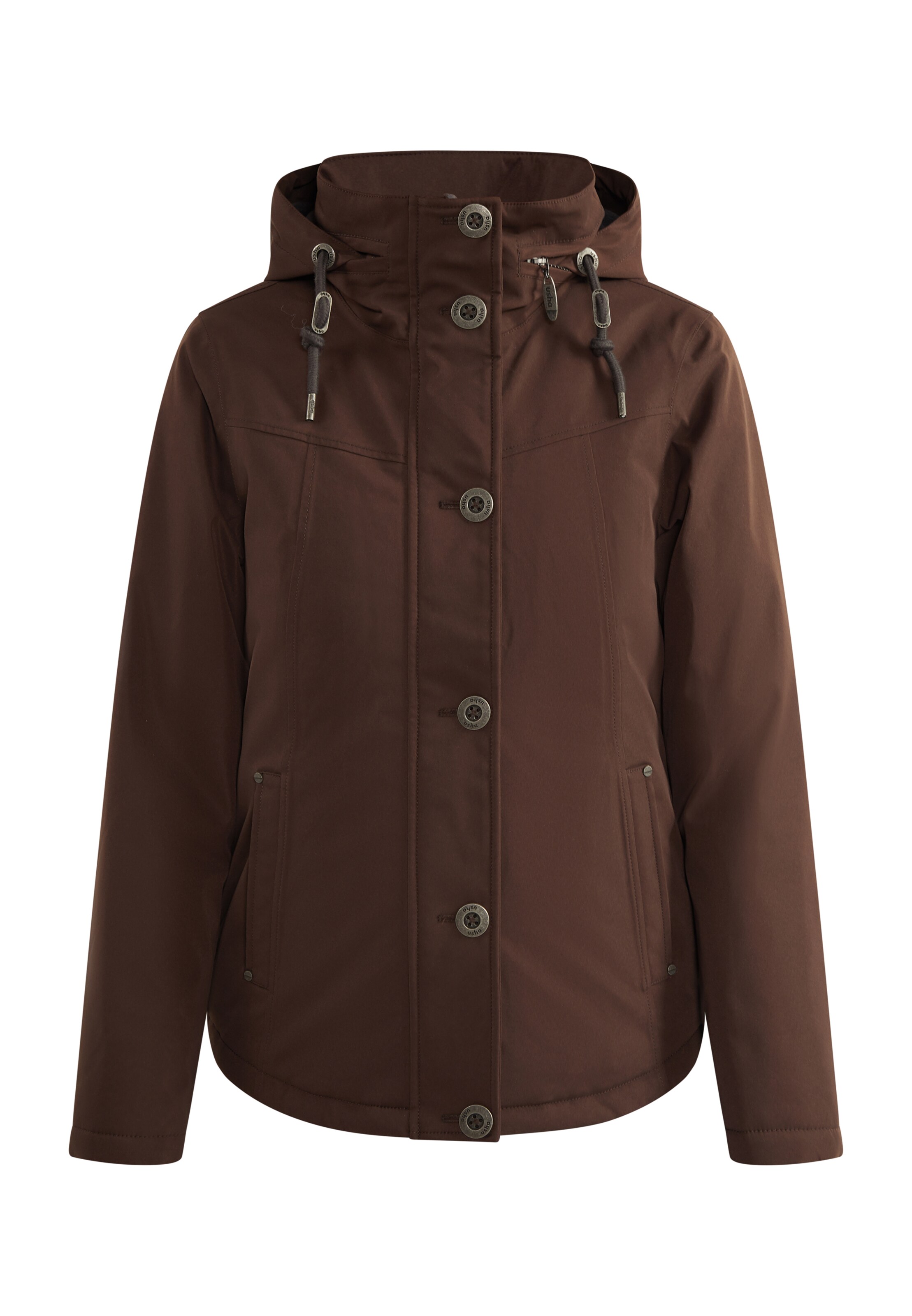 usha BLUE LABEL Övergångsjacka i brun: framsida