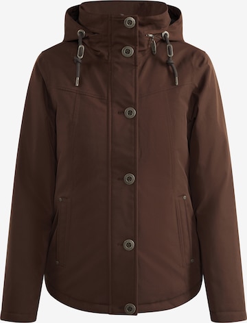 Veste mi-saison usha BLUE LABEL en marron : devant