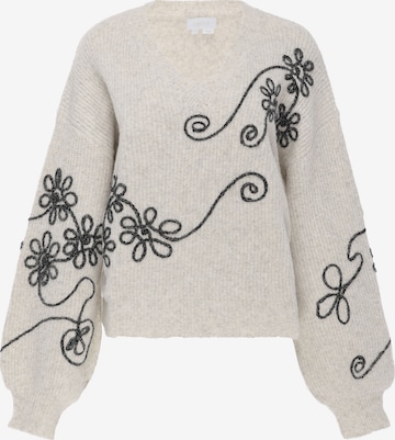 usha WHITE LABEL - Jersey en beige: frente