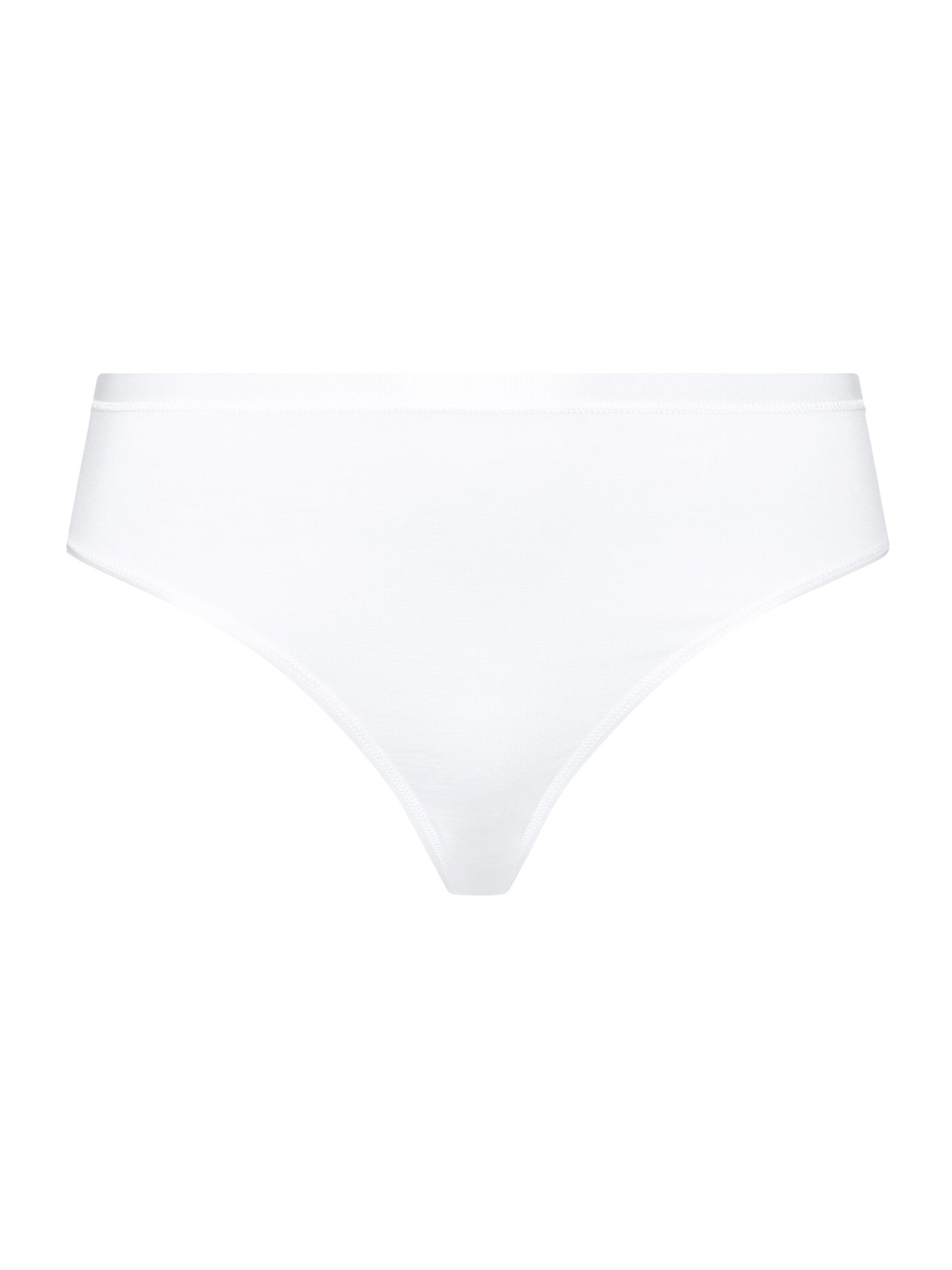 Hanro - Cueca ' Soft Touch ' em branco: frente