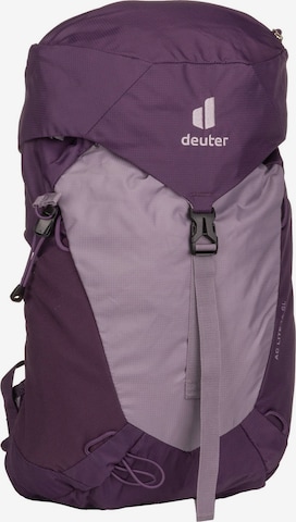 DEUTER Sports Backpack in Purple: front