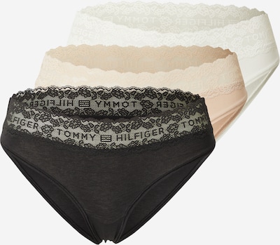 XS dydžio Moteriškos kelnaitės iš Tommy Hilfiger Underwear, spalva – smėlio spalva / dramblio kaulo / juoda, Prekių apžvalga
