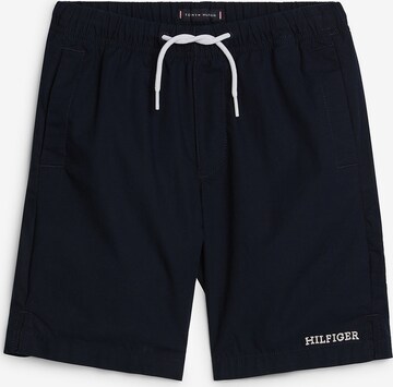 TOMMY HILFIGER Regular Broek in Blauw: voorkant