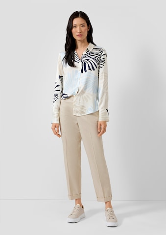 Regular Pantalon à plis s.Oliver en beige