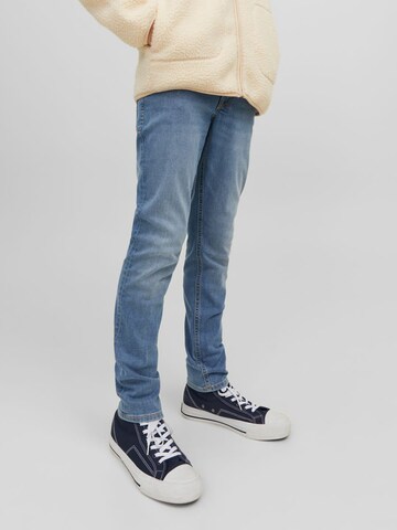 Jack & Jones Junior - Slimfit Vaquero 'Glenn' en azul: frente