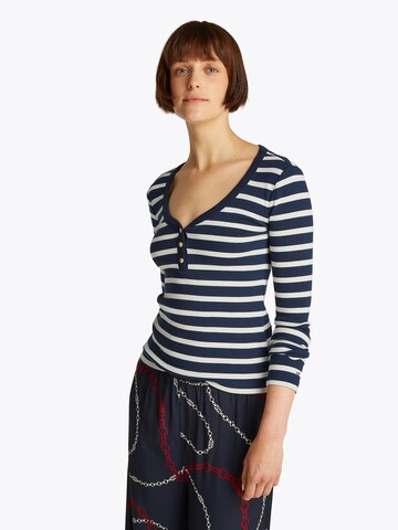 TOMMY HILFIGER Póló - kék: elől