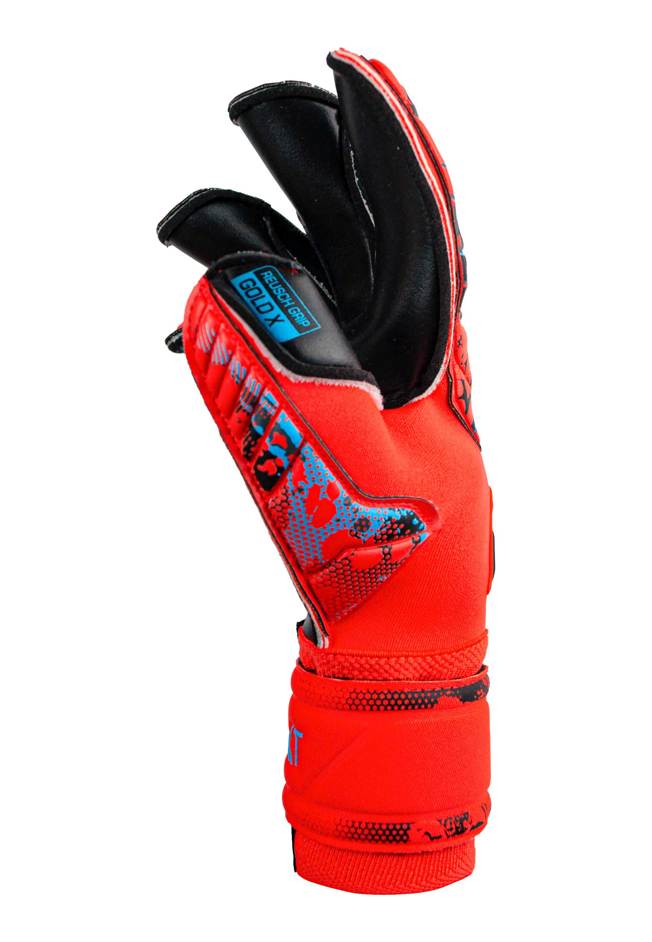 REUSCH Sporthandschoenen 'Attrakt Gold X Evolution Cut' in Rood