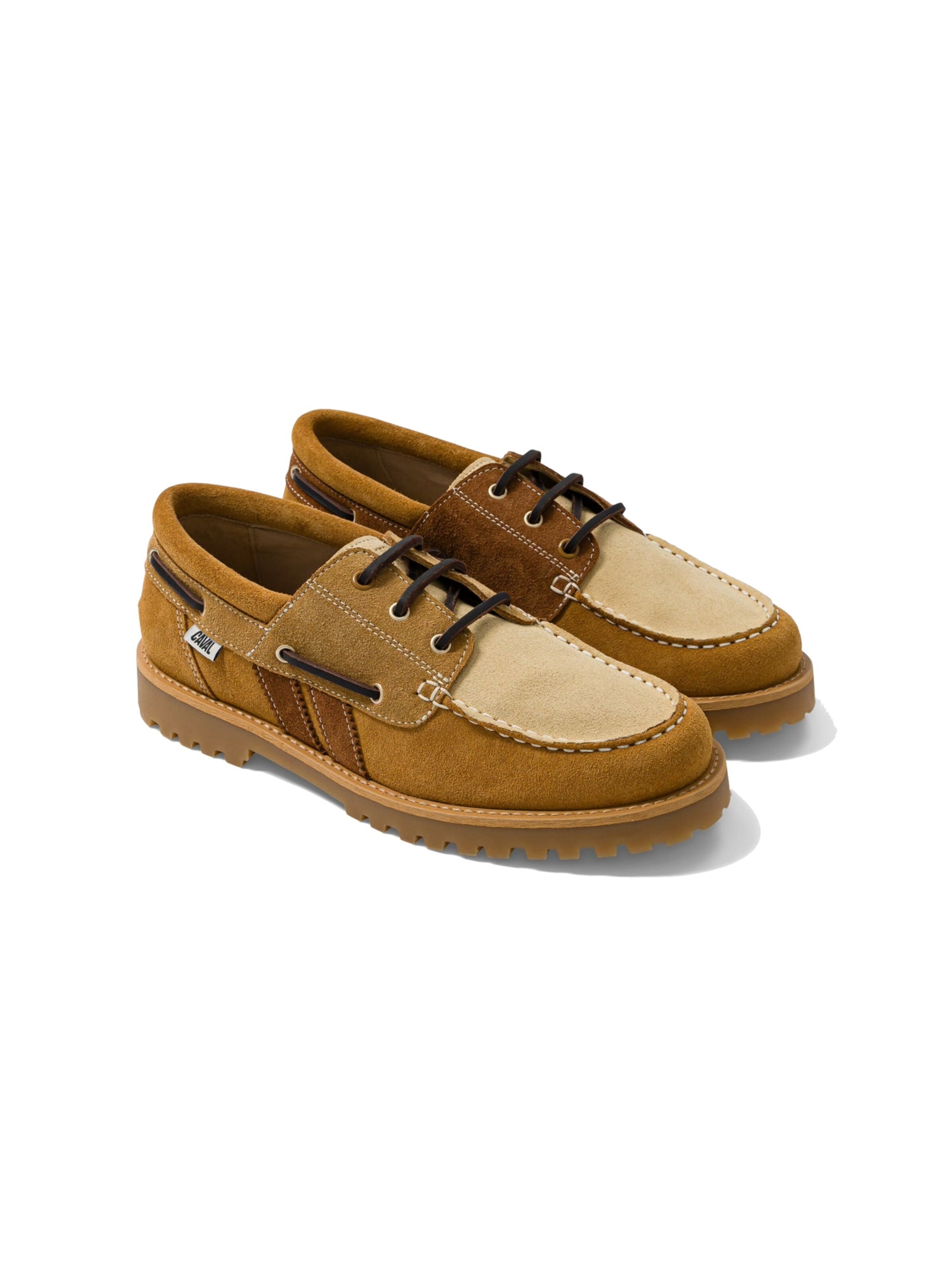 Caval - Mocassins em castanho: frente