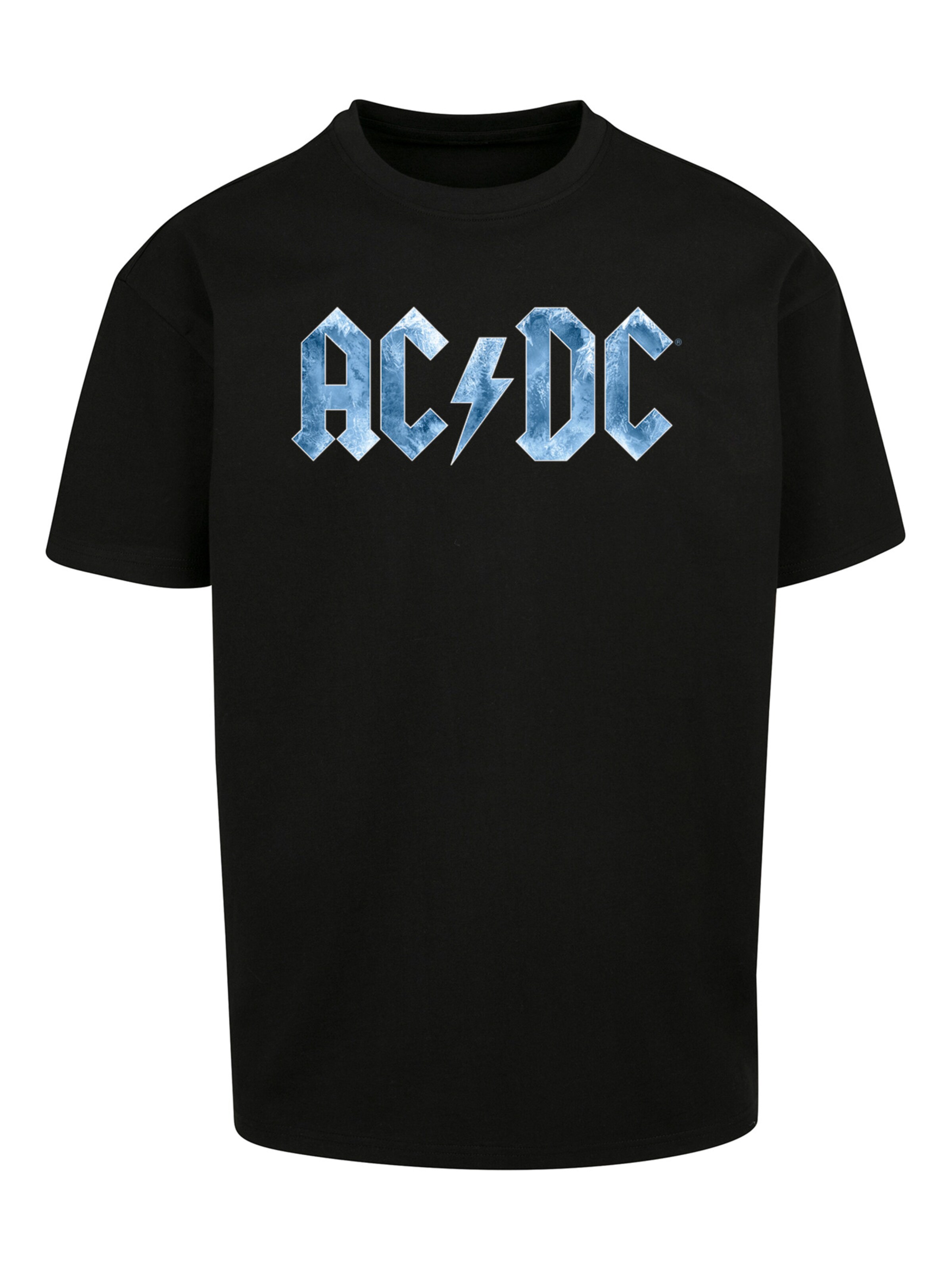 T-Shirt 'ACDC' F4NT4STIC en noir : devant