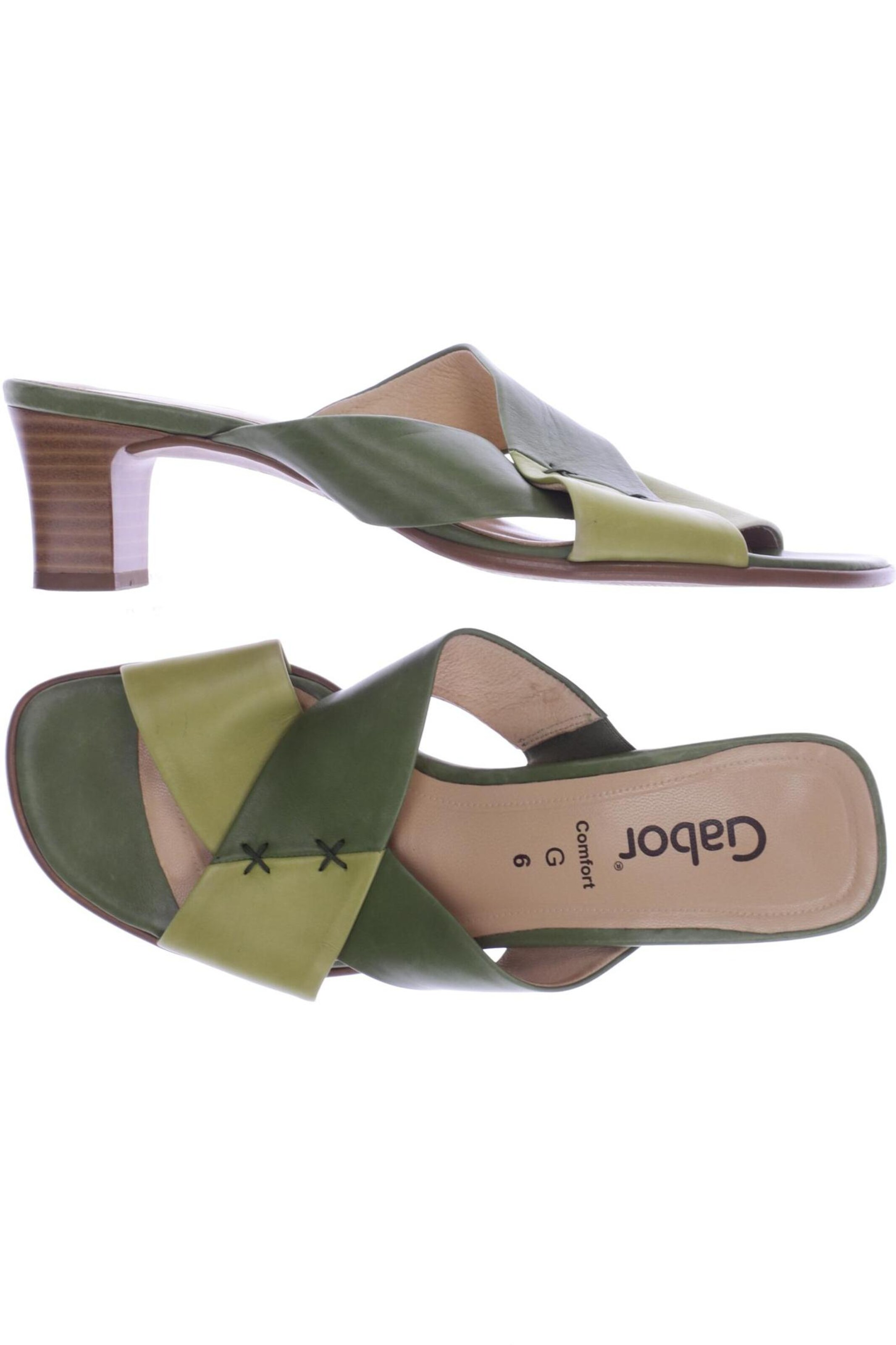 GABOR Sandals & High-Heeled Sandals in 39 in Green: front