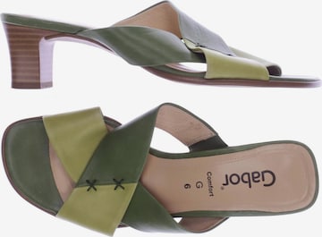 GABOR Sandals & High-Heeled Sandals in 39 in Green: front