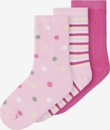 NAME IT Sukat 'NMFDOTTISIA' värissä vaaleanpunainen: etupuoli