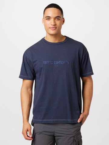 T-Shirt Cotton On en bleu : devant