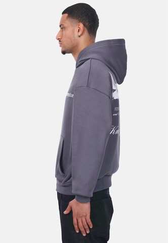 Dropsize Sweatshirt 'Enemies' in Grey