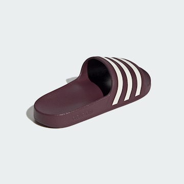 Claquettes / Tongs 'Adilette Aqua' ADIDAS PERFORMANCE en rouge