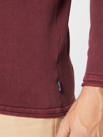 Only & Sons Regular Fit Pullover 'Garson' in Rot