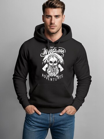 Neverless Sweatshirt 'Lumberjack' in Black