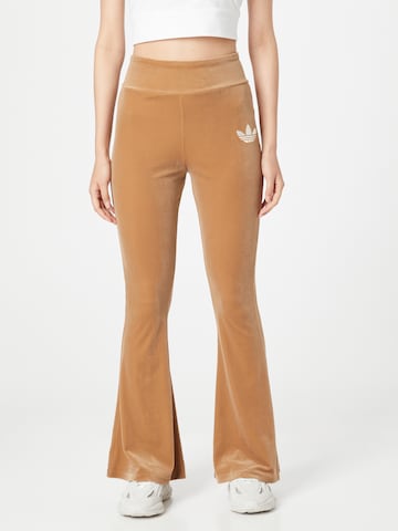 ADIDAS ORIGINALS Flared Leggings 'Adicolor 70S ' in Braun: predná strana