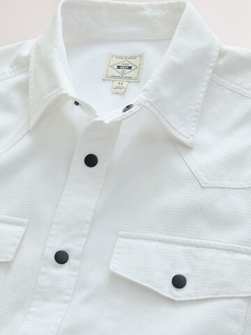 Next Regular fit Button Up Shirt in White