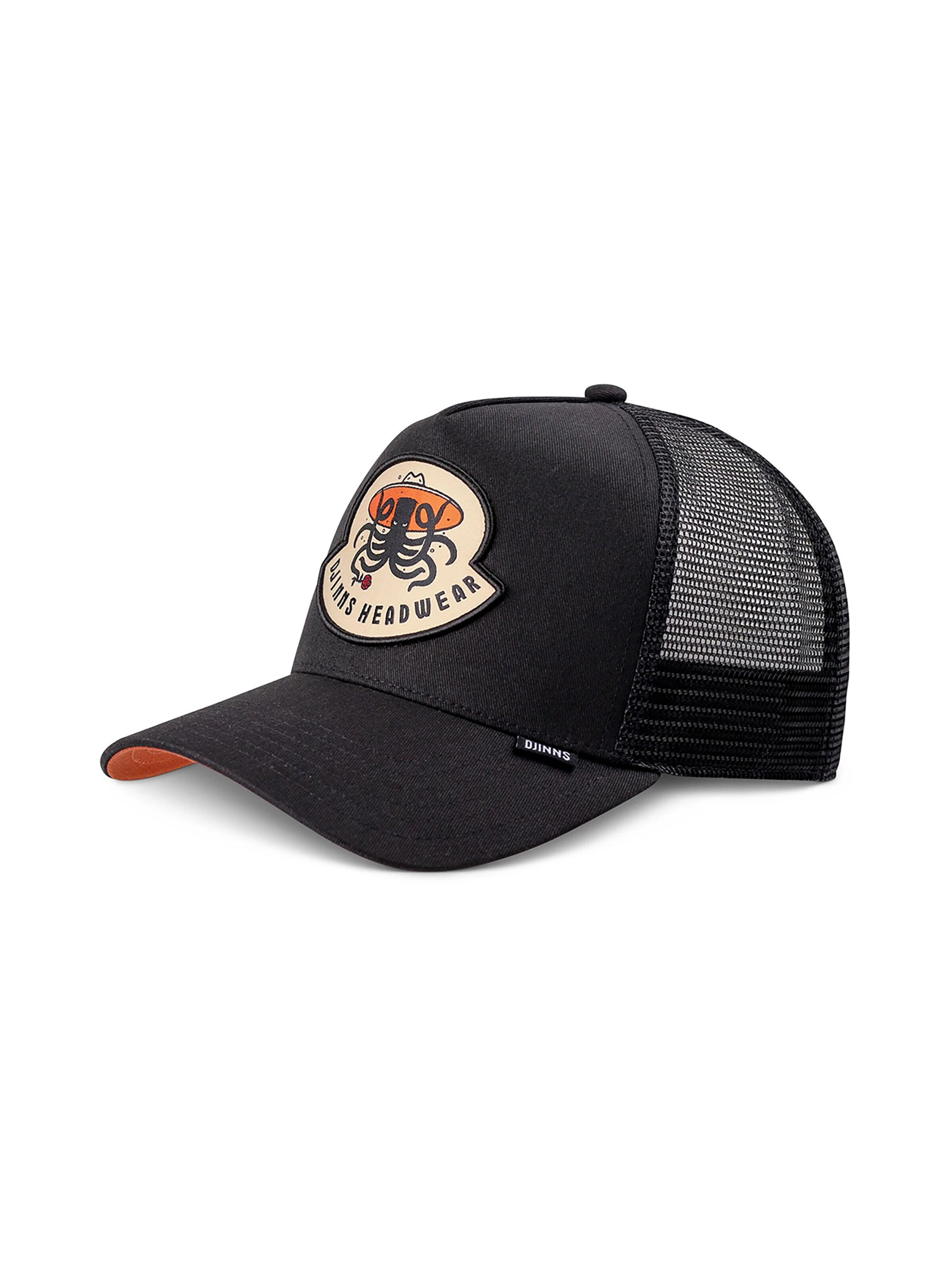 DJINNS Cap 'HFT Rose Kraken' in Black