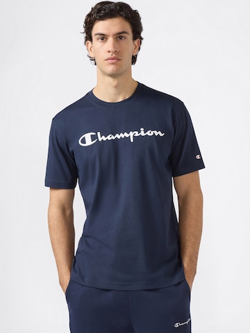 Champion Authentic Athletic Apparel Koszulka w kolorze niebieski: przód