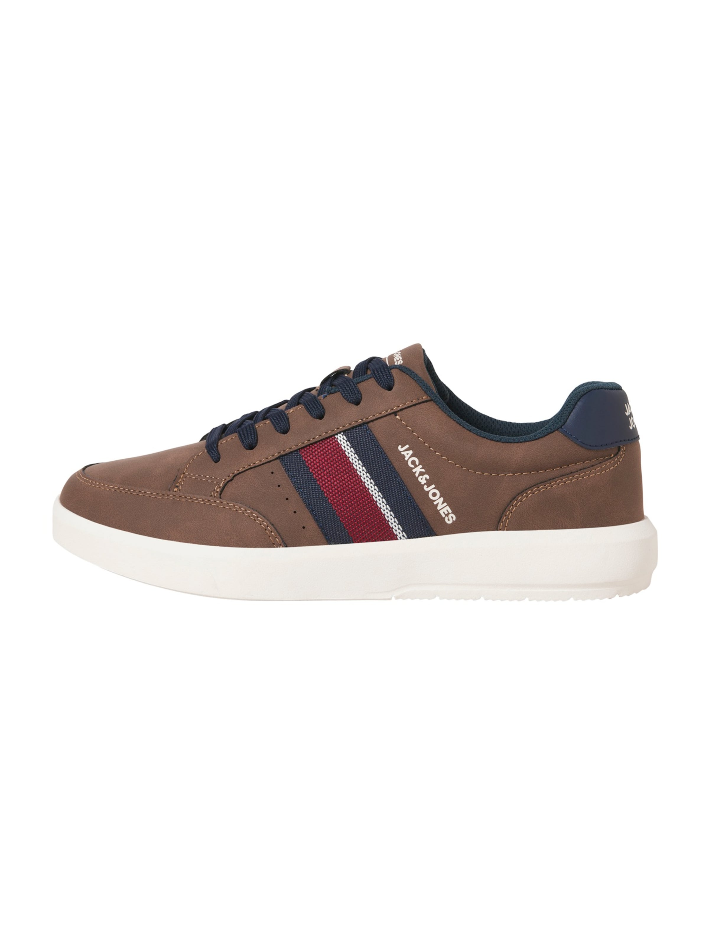 JACK & JONES Nizke superge 'JFWJOHNSON' | rjava barva: sprednja stran