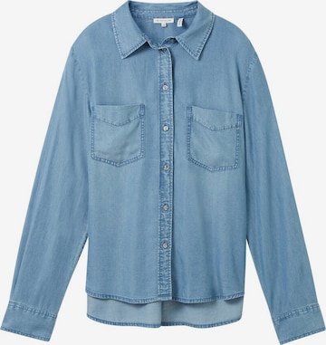 TOM TAILOR Blouse in Blue: front